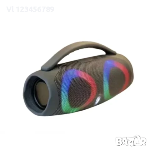 Голяма портативна мощна блутут колона Booms Box 3 RGB, снимка 8 - Тонколони - 52270149