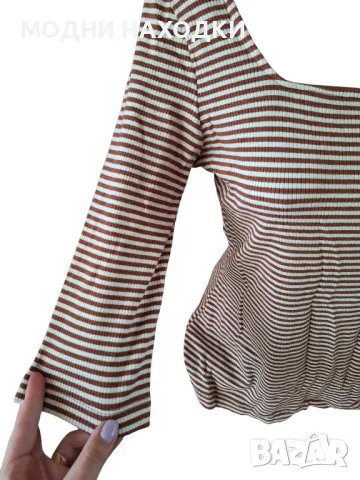 Дамска блуза рипс, снимка 2 - Блузи с дълъг ръкав и пуловери - 49796182