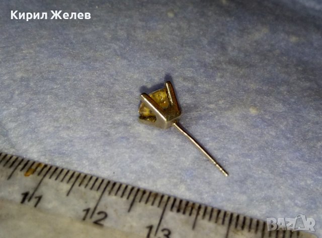 СТРЕБЪРНА ОБЕЦА с ГОЛЯМ ЮВЕЛИРНО ФАСЕТИРАН БЛЕСТЯЩ ПЛАНИНСКИ КРИСТАЛ 39945, снимка 13 - Обеци - 42404168