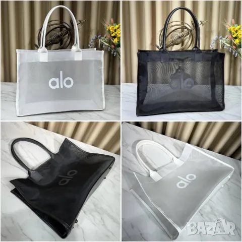 чанти alo Sheer Tote Bag
↔️ 45 cm 
↕️ 30 cm 
🏋️‍♀️