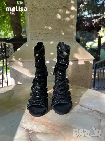 Giuseppe Zanotti 20th anniversary rock and roll capsule collection limited edition  Сандали, снимка 3 - Сандали - 55746847