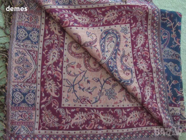 Фин двулицев шал от Маракеш, Мароко, нов, снимка 3 - Шалове - 50260733