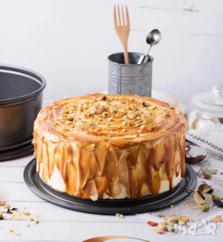 Комплект от 6бр метални форми за торта, снимка 2 - Форми - 52774916