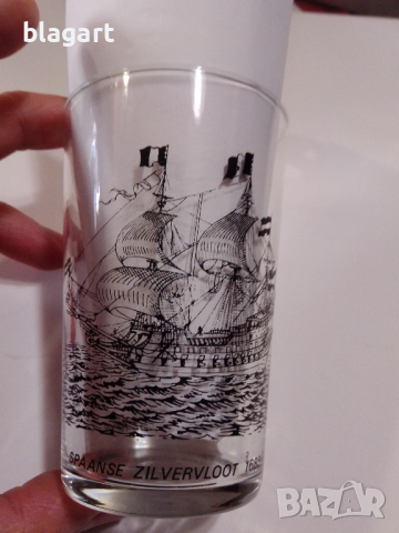 Комплект -6 бр.чаши с кораби., снимка 3 - Антикварни и старинни предмети - 44653326