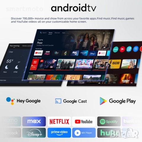 Тв бокс MECOOL KT2 4K Android TV DVB Hybrid Set-top Box, снимка 2 - Приемници и антени - 52298751