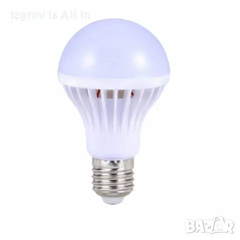 LED крушка E27 320LM 6400K 5W 12V, снимка 1 - Лед осветление - 49433344