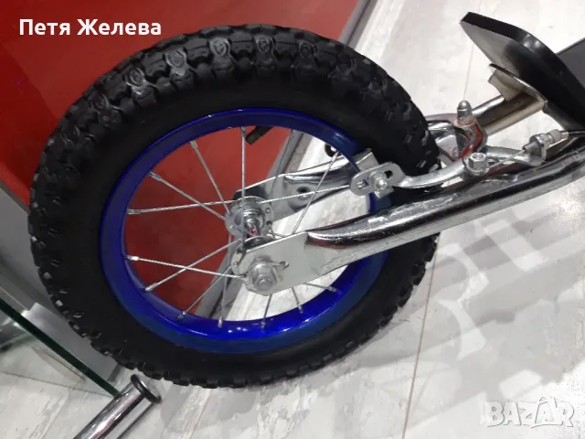 Тротинетка с надуваеми гуми 12  1/2×2  1/4 -,,CATIC", снимка 11 - Детски велосипеди, триколки и коли - 50316780