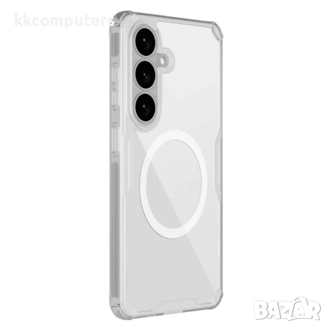 NILLKIN Nature Pro Магнитен Калъф за Samsung S26 - TPU+PC, Прозрачен, Повдигнати ръбове, снимка 3 - Калъфи, кейсове - 53854527