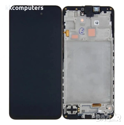 Съвместим OLED Дисплей за Samsung SM-A166 / A16 5G/ 2024 / GH82-36143A / Тъч скрийн + Рамка / Черен 