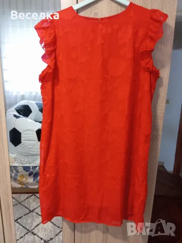 Червена рокля ХЛ