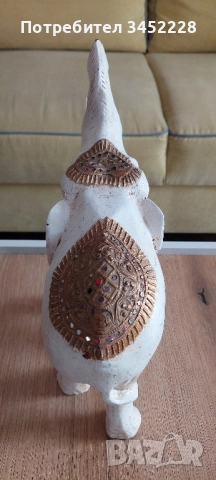 дърворезба фигура слон голяма за ценители , снимка 4 - Декорация за дома - 52431583