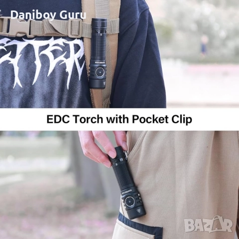 LED фенер Sofirn SC29 USB C презареждащ се, 3000 лумена, супер ярък, EDC, преносим, за спорт, снимка 8 - Оборудване и аксесоари за оръжия - 51844814