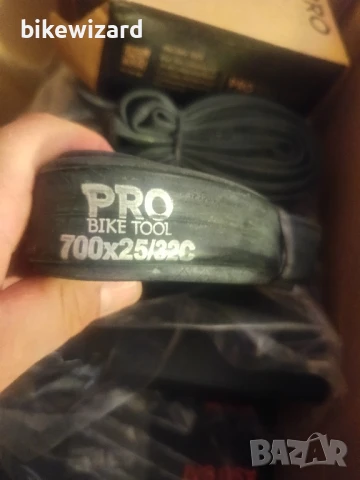 ProBike 2 броя вътрешни гуми 700х25/32c 28 цола НОВИ, снимка 2 - Части за велосипеди - 50670572