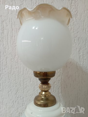 Комплект от две големи старинни лампи - лампа, снимка 5 - Антикварни и старинни предмети - 39209478