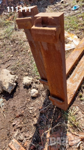  Вилици 2 бр. 120см. за мотокар , Електрокар , маниту , трактор , бобкат , челен товарач и за други , снимка 6 - Индустриална техника - 19401957