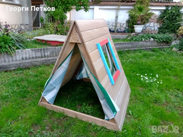 Промоция на Детска дървена къщичка за 225лв. вместо 249лв.!!!, снимка 3 - Образователни игри - 50550510