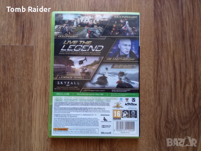 007 Legends Xbox 360, снимка 2 - Игри за Xbox - 41686089