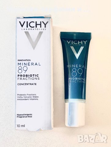 Крем VICHY - MINÉRAL 89 Probiotic Fractions Регенериращ и възстановяващ серум - 10 мл, снимка 6 - Козметика за лице - 40506236