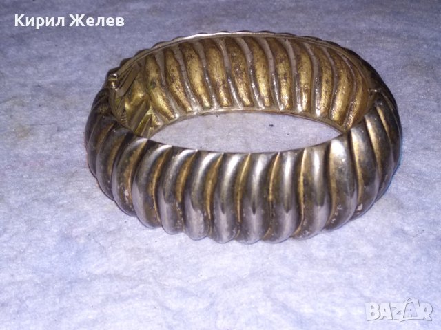 ПОСРЕБРЕНА МАСИВНА СТИЛНО ОРНАМЕНТИРАНА ВИНТИДЖ ГРИВНА от БЛАГОРОДНА СТОМАНА 70681, снимка 8 - Гривни - 41145833