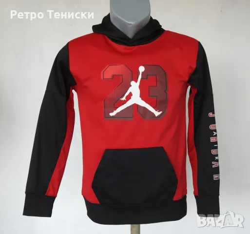 Суичър • №23 • Nike • червено • размер L • Деца, снимка 7 - Баскетбол - 56312701