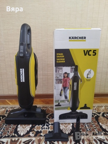 Вертикална прахосмукачка Керхер V3 с кабел , снимка 6 - Прахосмукачки - 53681694