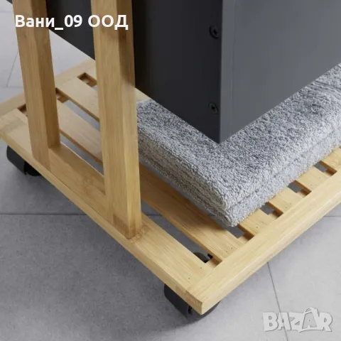 Етажерка за баня от бамбук и МДФ , снимка 7 - Етажерки - 49729295