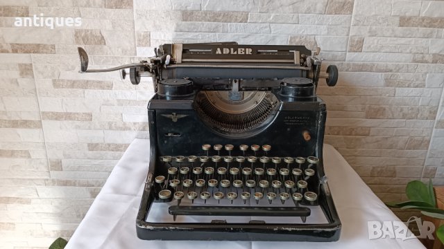 Стара пишеща машина Adler STANDART - Made in Germany - 1938 година - Антика, снимка 2 - Антикварни и старинни предмети - 41291960