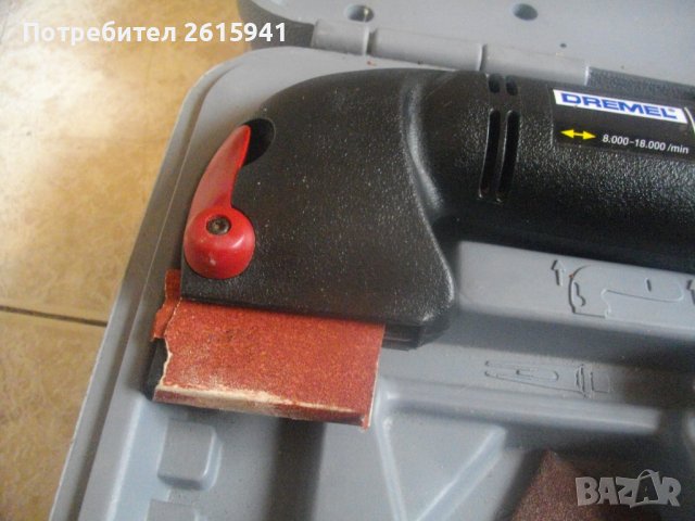 Шлифовъчен Ел. Дремел Made in USA DREMEL Нов Комплект 7 Приставки Старо Качество 1998 г.  За шкурене, снимка 5 - Други инструменти - 42097191