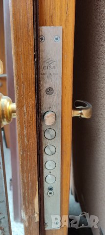 Блиндирана метална входна врата с покритие от естествен фурнир МДФ , снимка 2 - Входни врати - 42616185