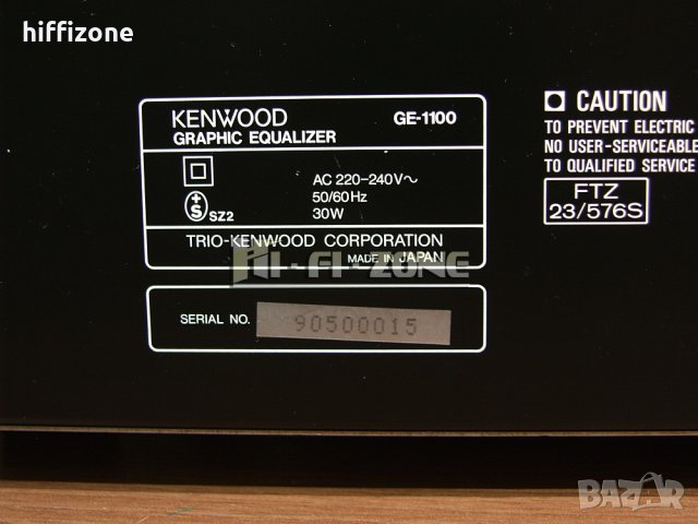  Kenwood ge-1100 /2   ЕКВАЛАЙЗЕР, снимка 9 - Еквалайзери - 44398768