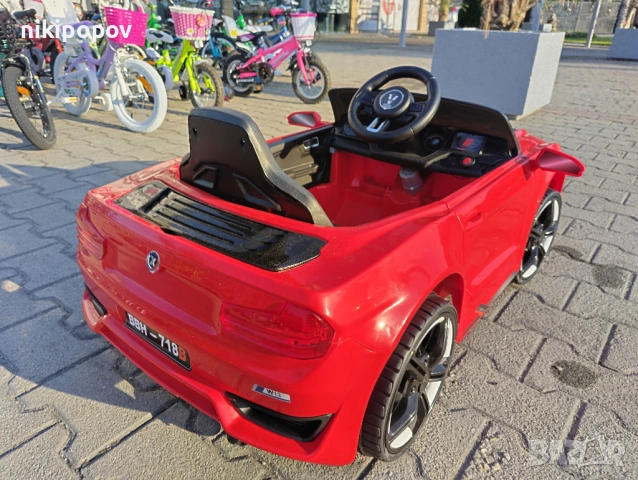 EU Акумулаторна кола 12V MONACO червен, снимка 5 - Коли, камиони, мотори, писти - 53849851