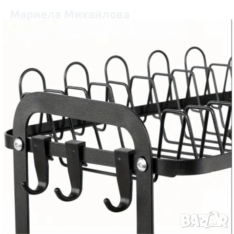 Сушилник за съдове с оттичане на водата, XXL, снимка 5 - Аксесоари за кухня - 53169374