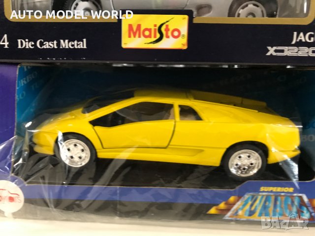 Метална колекционерска количка BURRAGO/MAISTO/MIRA мащаб 1:24,нови, снимка 4 - Колекции - 39878192