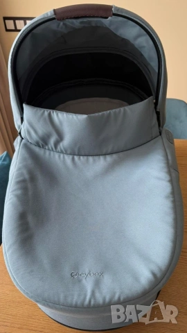 Бебешки кош за новородено Cybex Cot S Lux 2024 Stormy blue, снимка 2 - Детски колички - 53698175