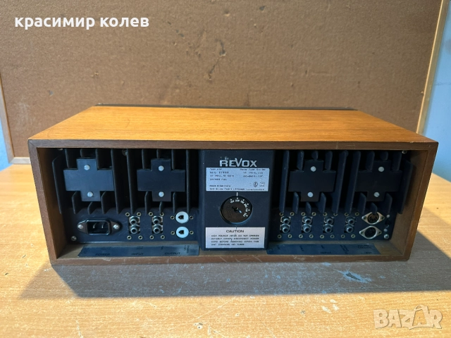 усилвател "REVOX A-50", снимка 9 - Ресийвъри, усилватели, смесителни пултове - 51977001