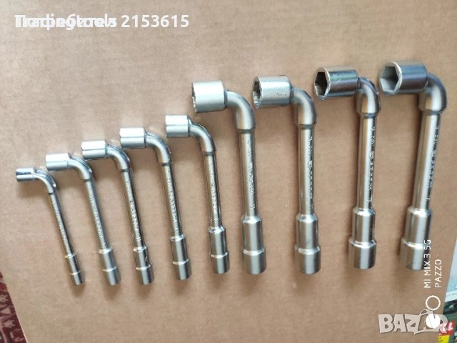 FACOM OGV 9броя Г образни ъглови проходни ключове, снимка 2 - Ключове - 52859669