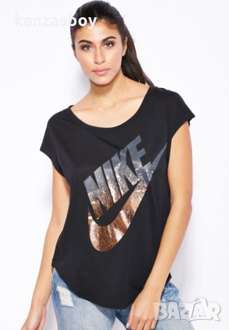 Nike Women's Signal Metallic T-Shirt - страхотна дамска тениска КАТО НОВ