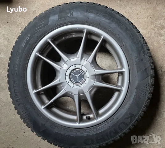 Зимни гуми с джанти 195/65/15, снимка 3 - Гуми и джанти - 56196354