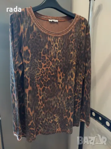 Блуза с леопардов принт , снимка 2 - Блузи с дълъг ръкав и пуловери - 48016834