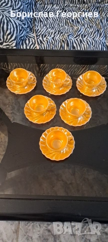 Сервиз за кафе Fire King USA, снимка 2 - Сервизи - 53620605