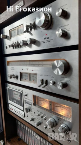 Шкаф с компоненти Akai AM 2600 Akai AT 2600 Akai GXC 750D, снимка 3 - Аудиосистеми - 51052684