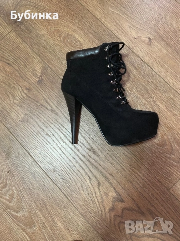 Дамски боти на ток, снимка 2 - Дамски боти - 52731120