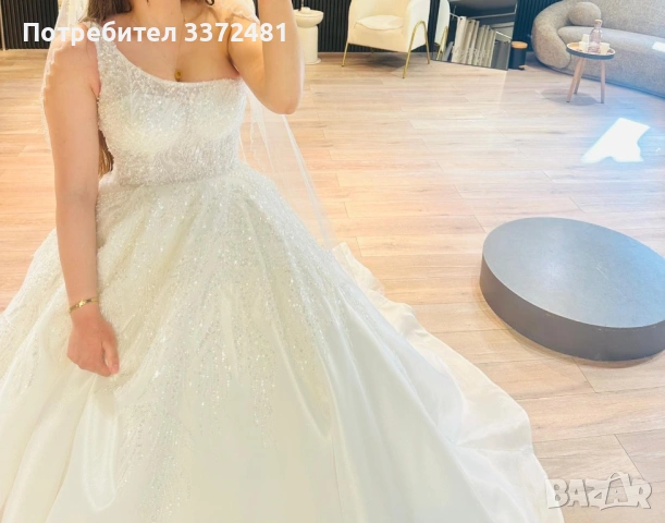 Бяла булченска рокля, снимка 2 - Рокли - 53761537