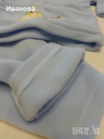 Разпродажба 3 бр. Нови поларени бебешки комплекта за 36 лв. общо, 12 лв, снимка 4 - Комплекти за бебе - 49189133