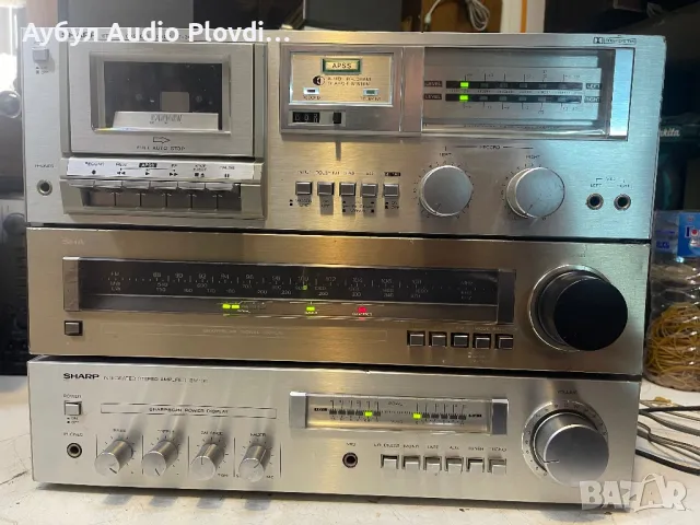 Sharp Integrated Stereo Amplifier Model SM-30. Усилвател Радио дек и Касетефон дек СЕТ., снимка 6 - Аудиосистеми - 50393556
