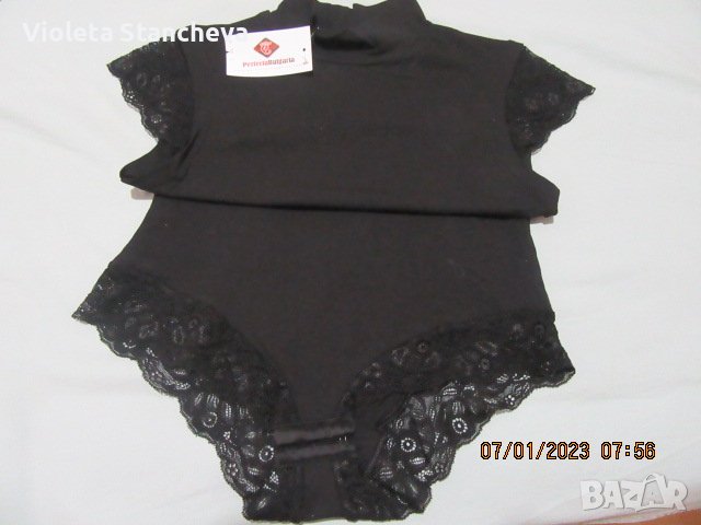 ЧЕРНО ДАМСКО БОДИ - размер М, снимка 5 - Бельо - 39267069