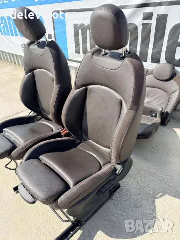 Кожен салон с подгрев алкантара от Mini Cooper S (56) 2.0i, снимка 3 - Части - 56240297