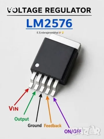 LM2576 (TS2576-3.3) серия импулсни стабилизатори на напрежение , снимка 2 - Друга електроника - 55889520