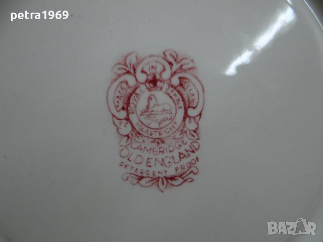Порцеланови чинии на Royal Spinx от серията OLD ENGLAND, снимка 10 - Антикварни и старинни предмети - 39195702