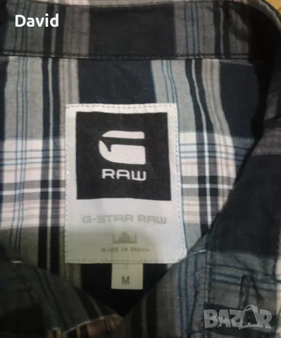 Оригинална мъжка риза с дълъг ръкав G-Star Raw, снимка 5 - Ризи - 48078910